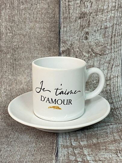 Tasse à café et sous tasse