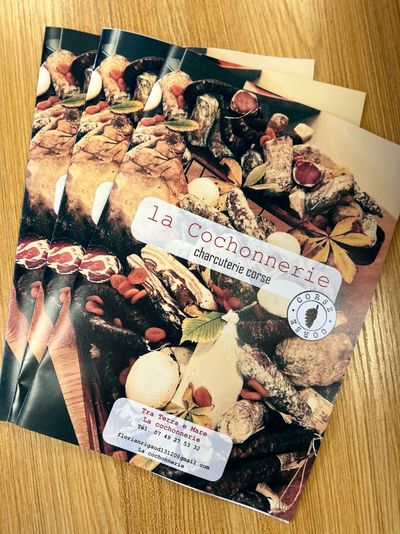 Menu brochure 
