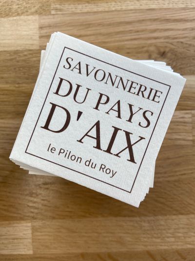 Carte de visite texturée