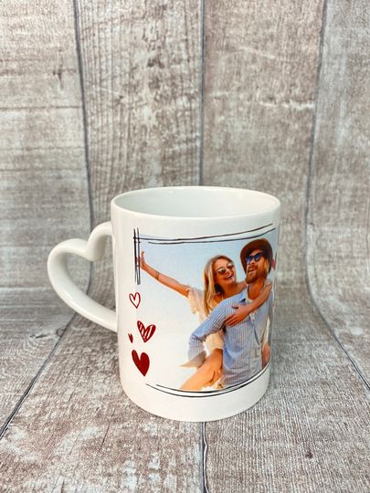 Mug anse coeur