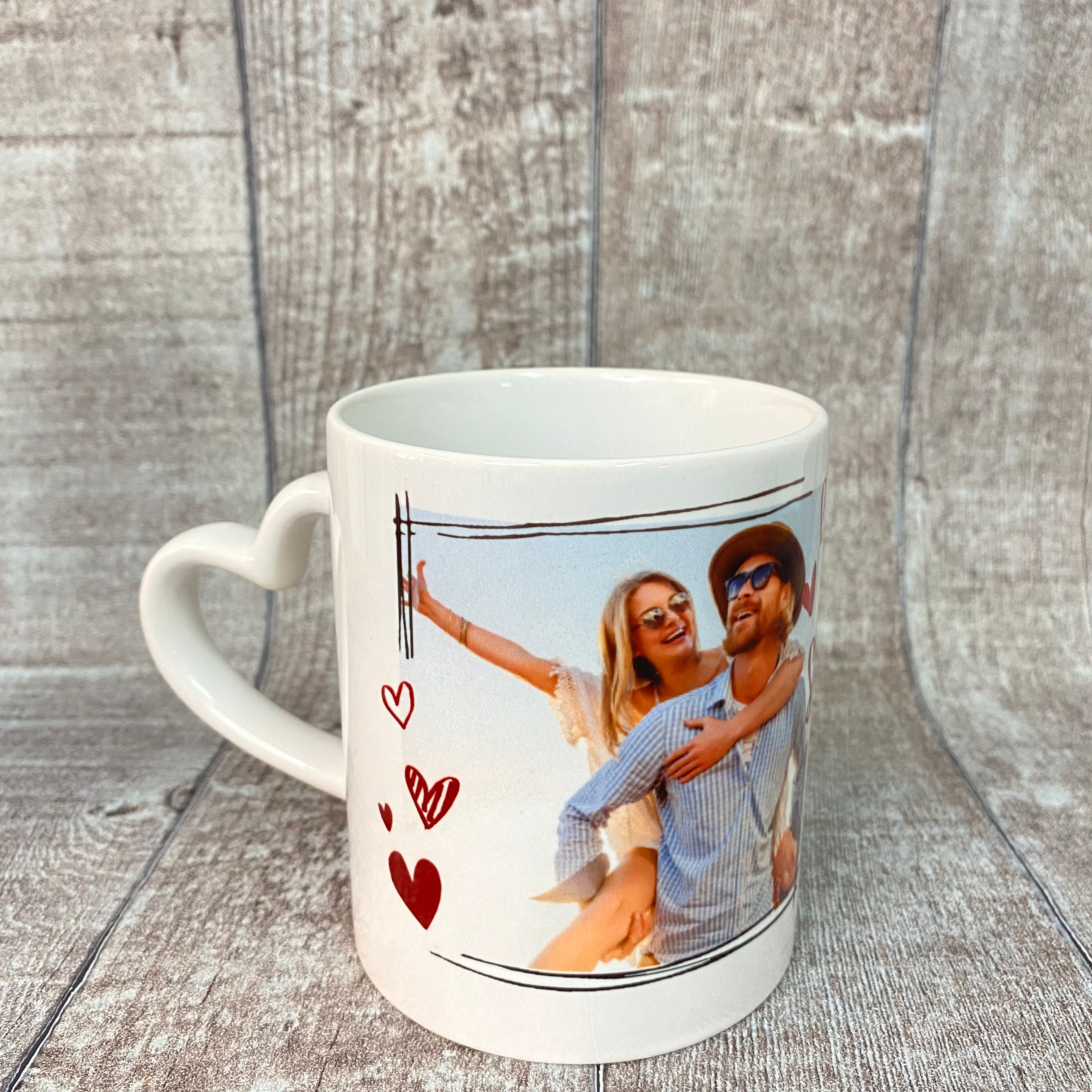 Mug anse coeur