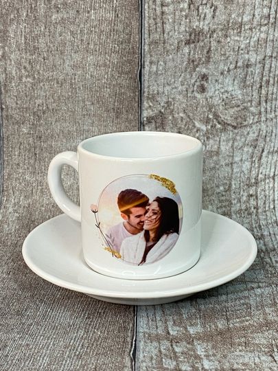 Tasse à café et sous tasse 